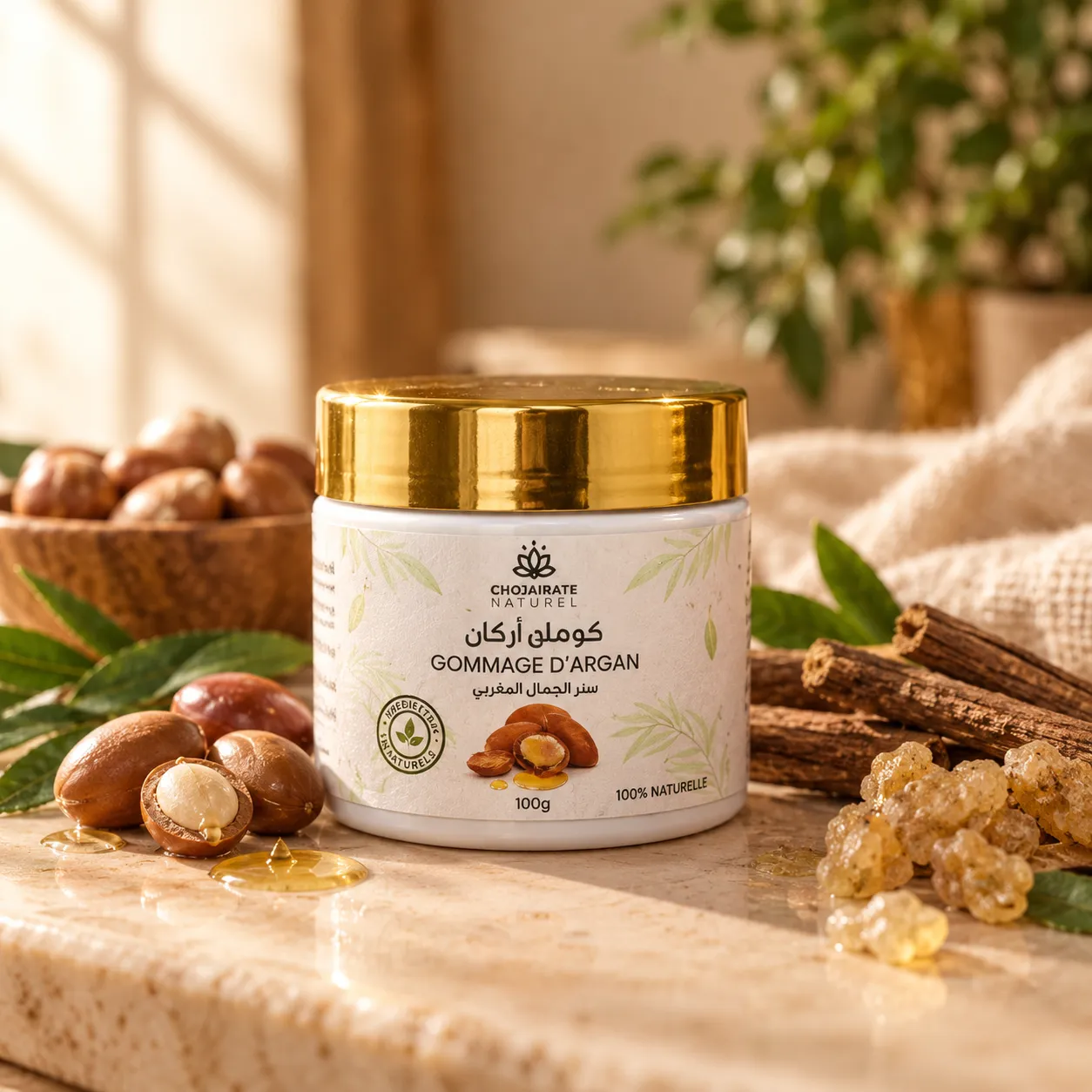 Gommage à l’Argan, Texture crémeuse