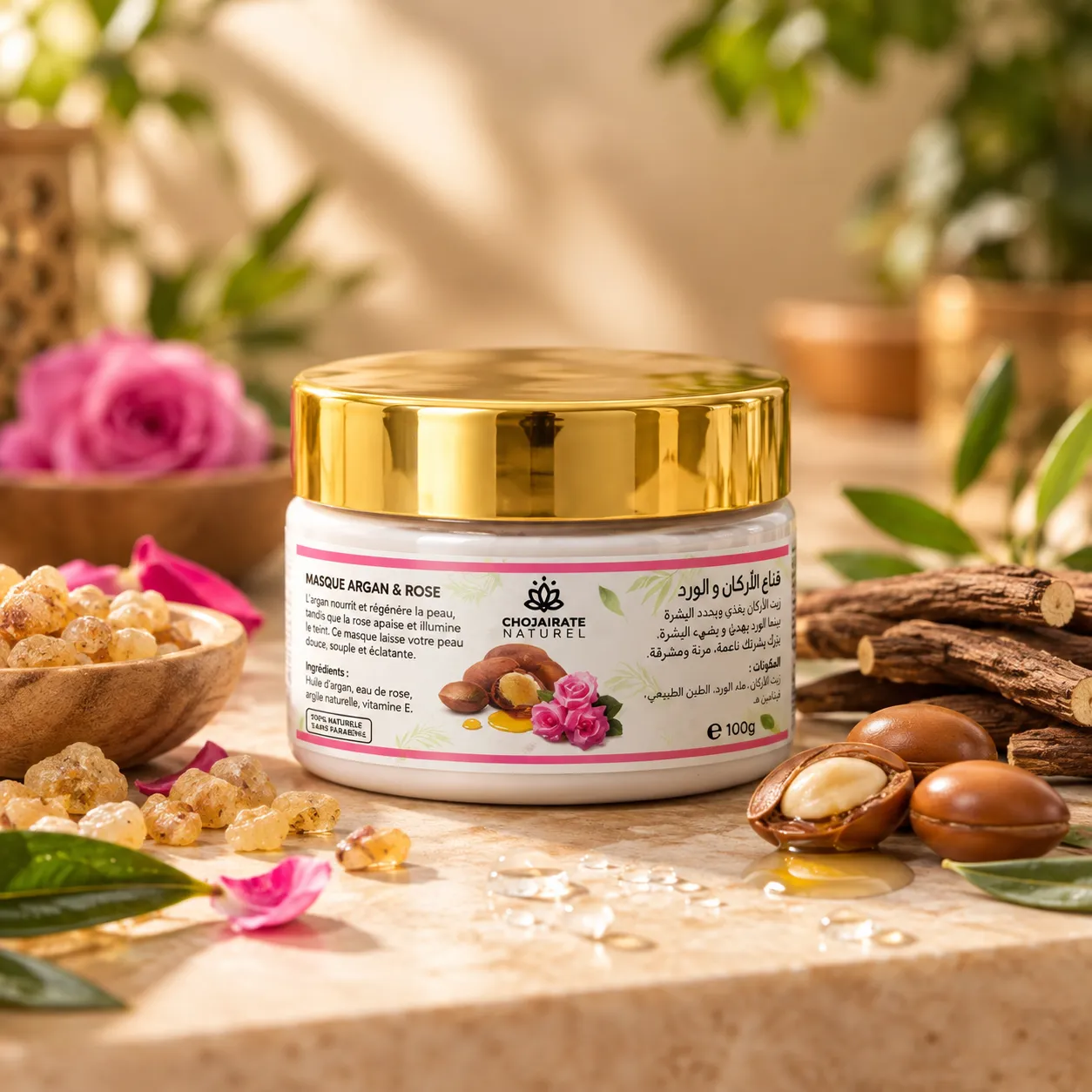 Masque Argan & Rose