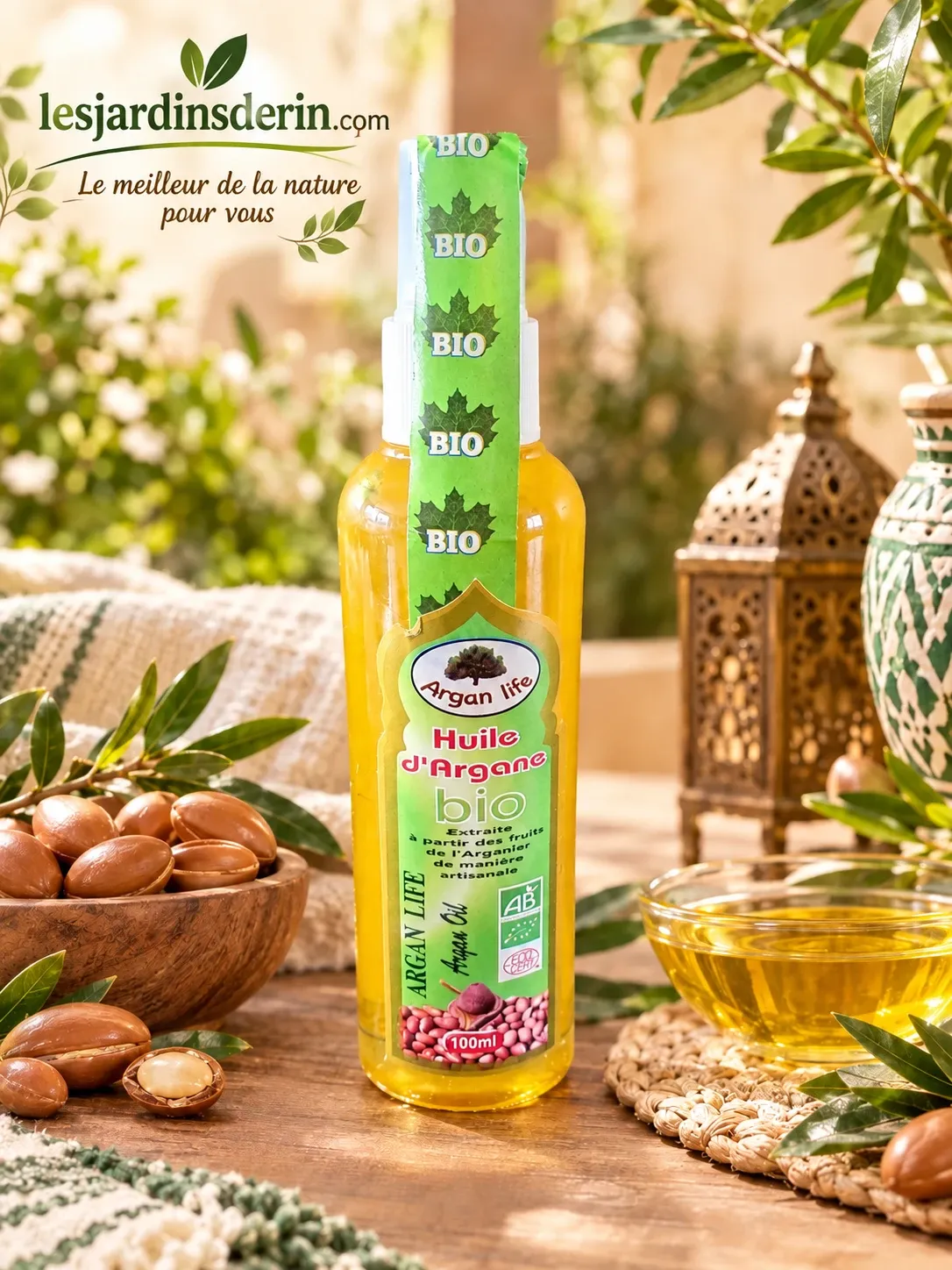 Huile d’Argan, Certifiée bio 100 ml